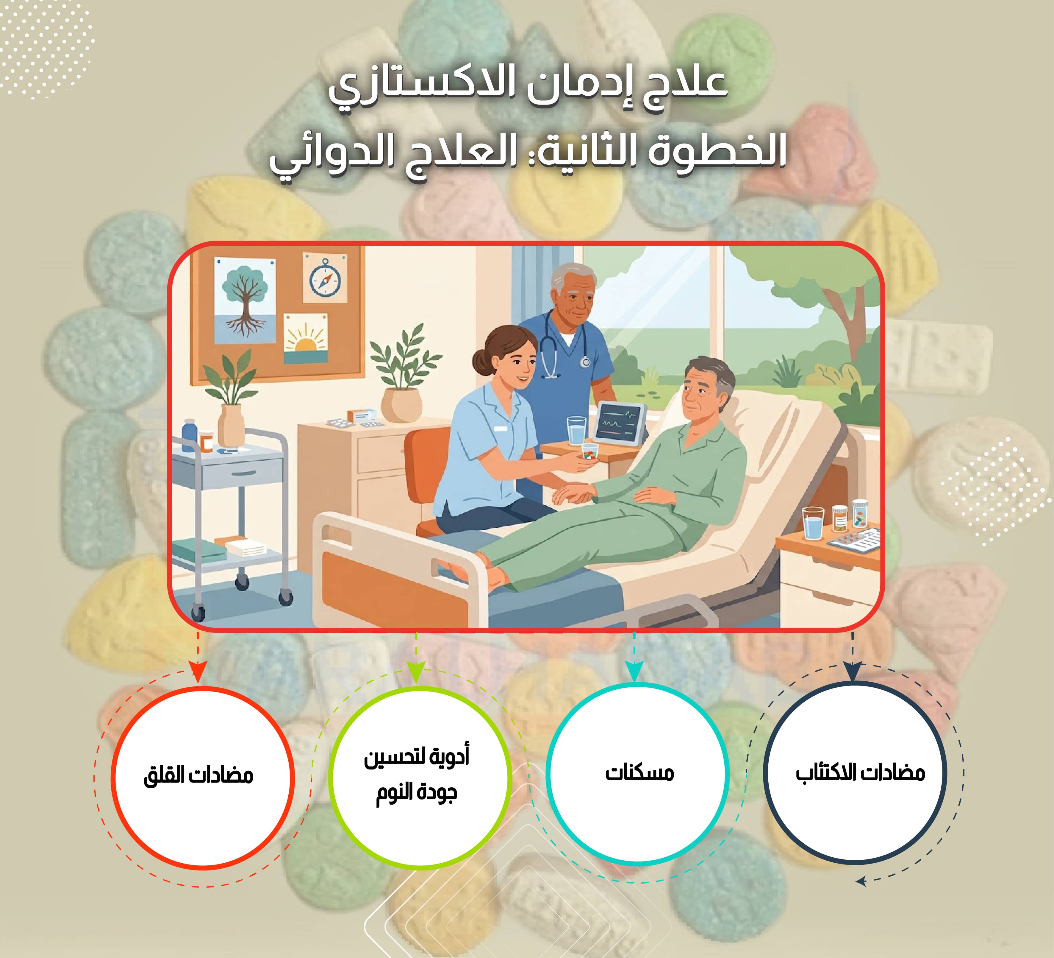 علاج إدمان الاكستازي الخطوة الثانية العلاج الدوائي